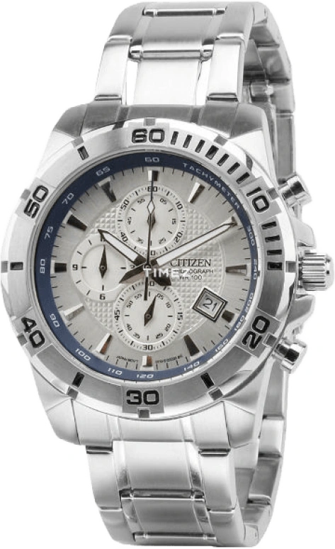 Citizen,Quartz 43mm,43mm,Stainless Steel,Silver,Quartz,AN3490,AN3490-55A