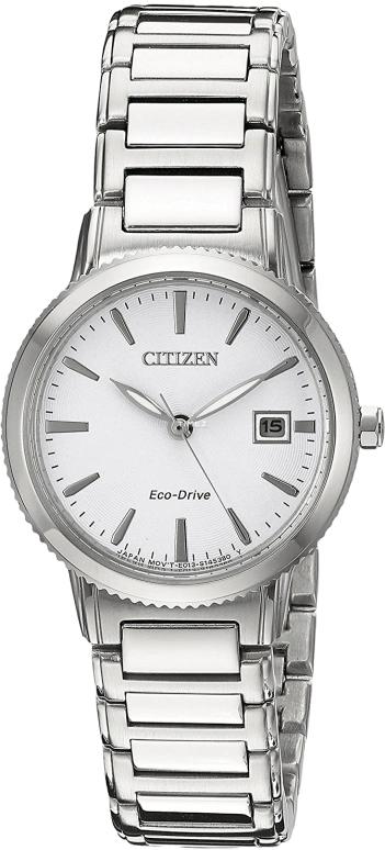 Citizen,Quartz 28mm,28mm,Stainless Steel,White,Quartz,EW2370,EW2370-57A