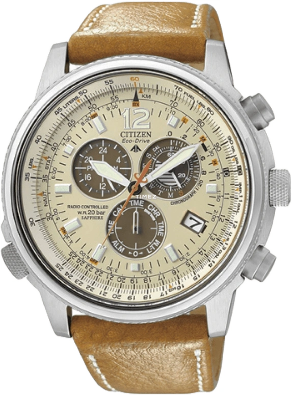 Citizen,Other 45mm,45mm,Stainless Steel,Cream,In-house Caliber,Sapphire,Crystal Glass,AS4020,AS4020-44B