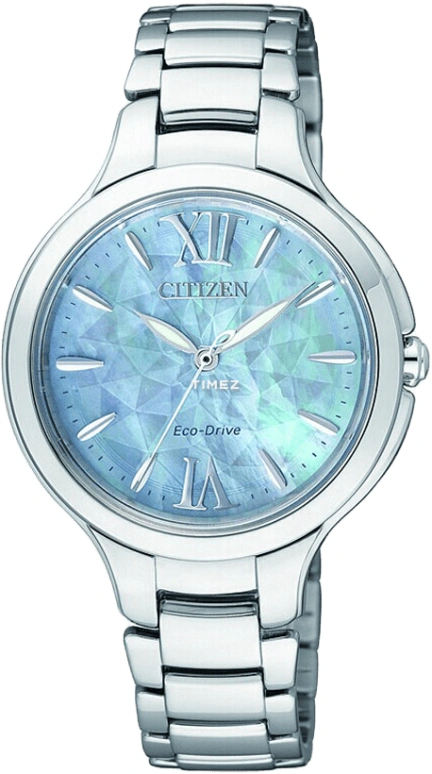 Citizen,Eco-Drive 33mm,33mm,Stainless Steel,Sapphire,Mother of Pearl,EP5991,EP5991-57D