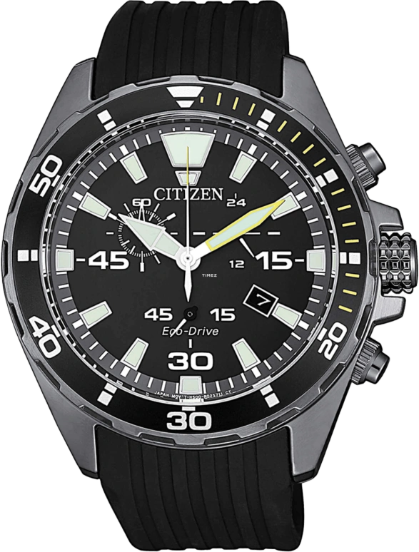 Citizen,Eco-Drive ,Stainless Steel,Black,In-house Caliber,Sapphire,Crystal Glass,AT2437,AT2437-13E