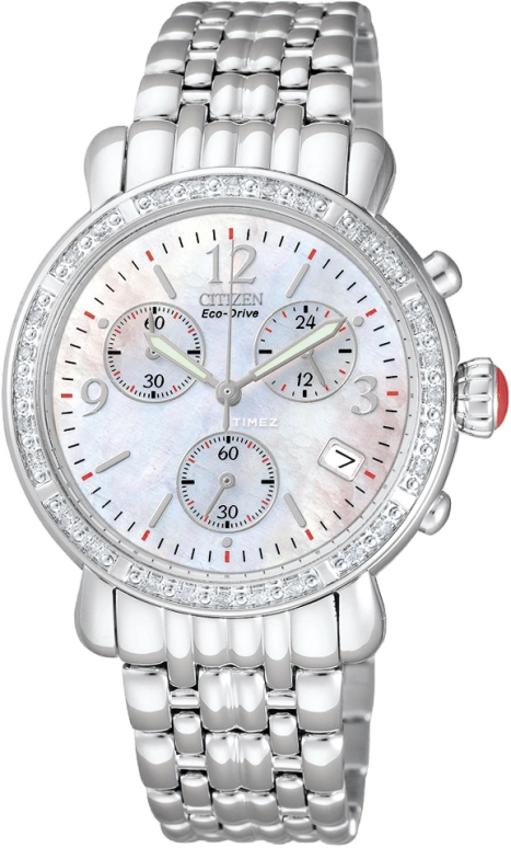 Citizen,Other ,Stainless Steel,Silver White,Sapphire,Crystal Glass,FB1007,FB1007-51D