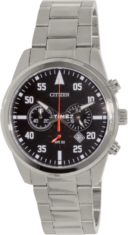 Citizen,Quartz 43mm,43mm,Stainless Steel,Black,Quartz,AN8090,AN8090-56E