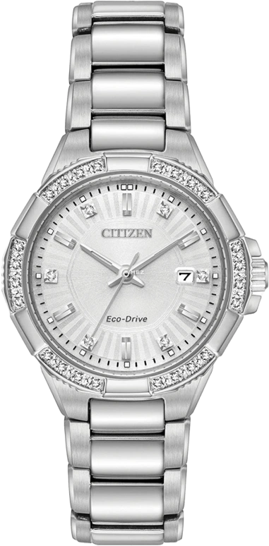 Citizen,Quartz 30mm,30mm,Stainless Steel,Silver,Quartz,EW2460,EW2460-56A
