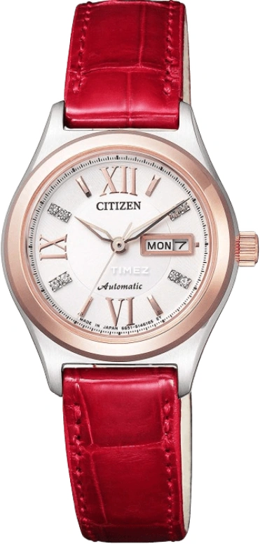 Citizen,Other 27mm,27mm,Stainless Steel,White,Automatic,PD7164,PD7164-09A