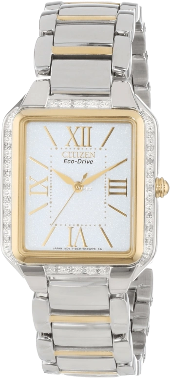 Citizen,Eco-Drive ,Stainless Steel,White,Quartz,EM0194,EM0194-51A