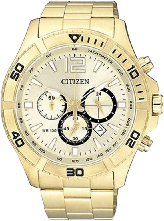 Citizen,Quartz 44mm,44mm,Stainless Steel,Gold,Quartz,AN8122,AN8122-51P