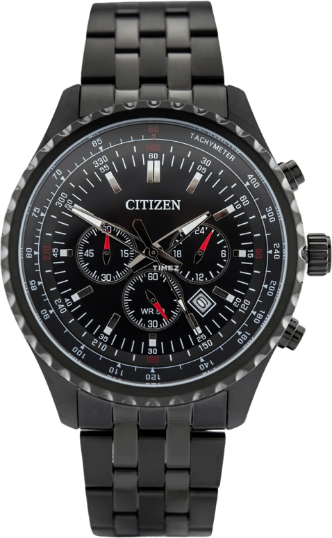 Citizen,Quartz 42mm,42mm,Stainless Steel,Black,Quartz,AN8066,AN8066-51E