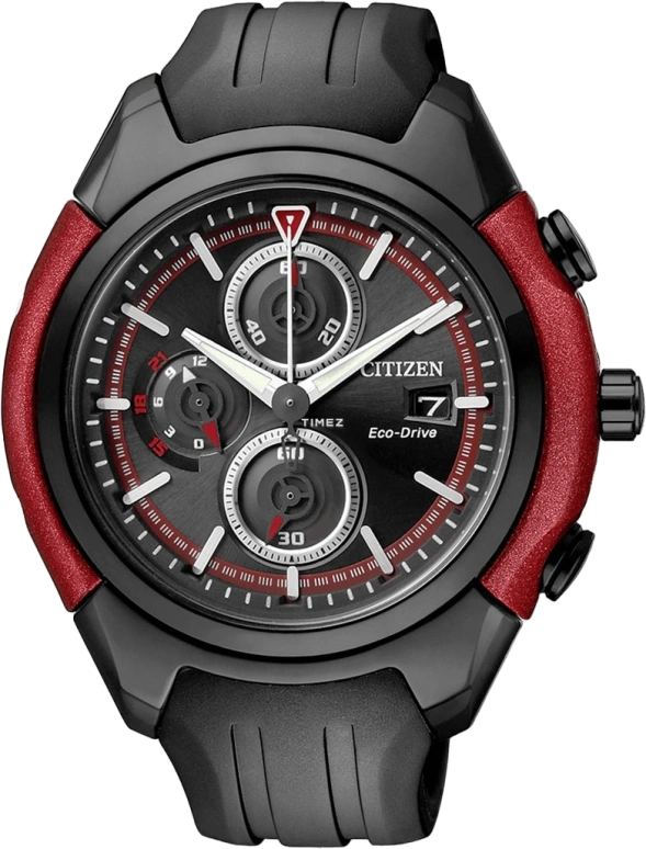 Citizen,Eco-Drive 45mm,45mm,Stainless Steel,Black,Quartz,CA0287,CA0287-05E