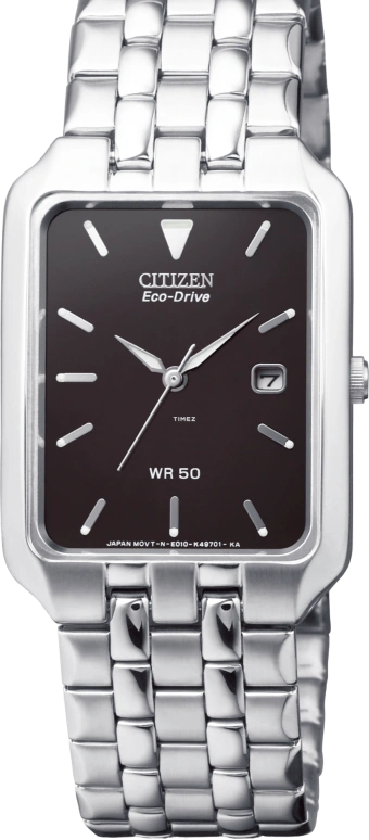 Citizen,Eco-Drive 31x26mm,31x26mm,Stainless Steel,Black,Quartz,In-house Caliber,Hardlex,Crystal Glass,BW0000,BW0000-59E