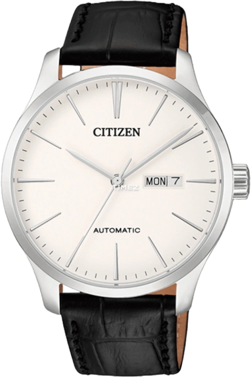 Citizen,Other 40.30mm,40.30mm,Stainless Steel,White,Hardlex,Crystal Glass,NH8350,NH8350-08BB