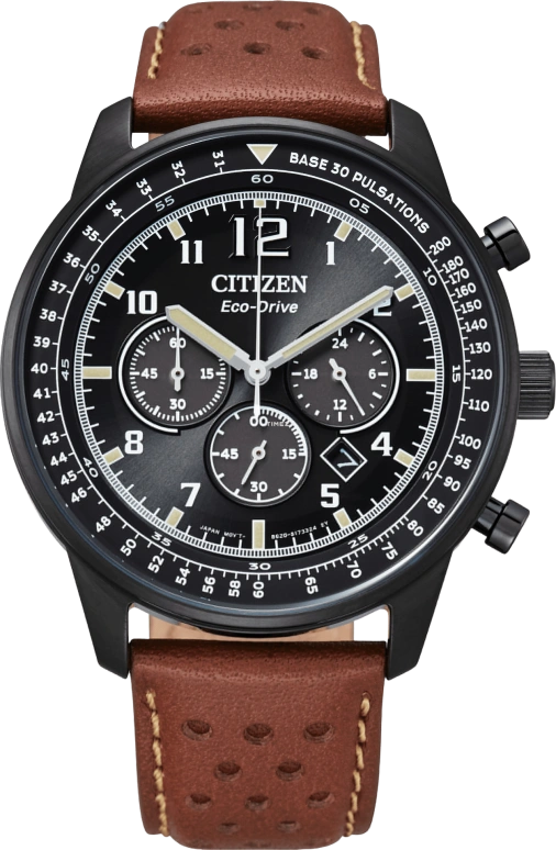 Citizen,Eco-Drive 44mm,44mm,Stainless Steel,Black,Quartz,In-house Caliber,Crystal Glass,CA4505,CA4505-12E