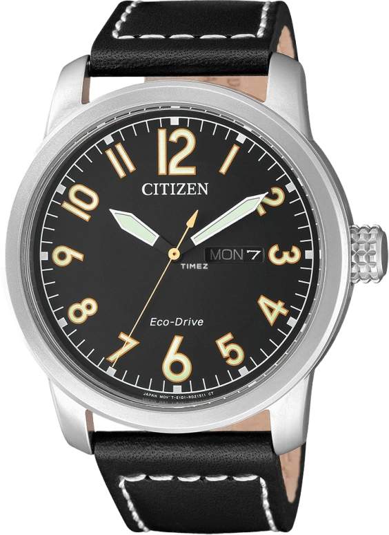 Citizen,Eco-Drive 42.30mm,42.30mm,Stainless Steel,Black,Quartz,In-house Caliber,Hardlex,Crystal Glass,BM8471,BM8471-01EB