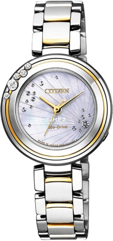 Citizen,Quartz 28.30mm,28.30mm,Stainless Steel,White,Quartz,EM0469,EM0469-80D