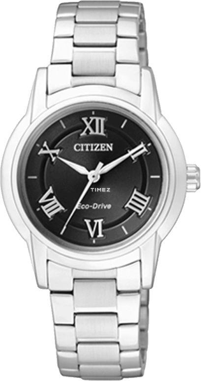Citizen,Eco-Drive 33mm,33mm,Stainless Steel,Black,Quartz,Sapphire,Crystal Glass,Round,FE2010,FE2010-51E