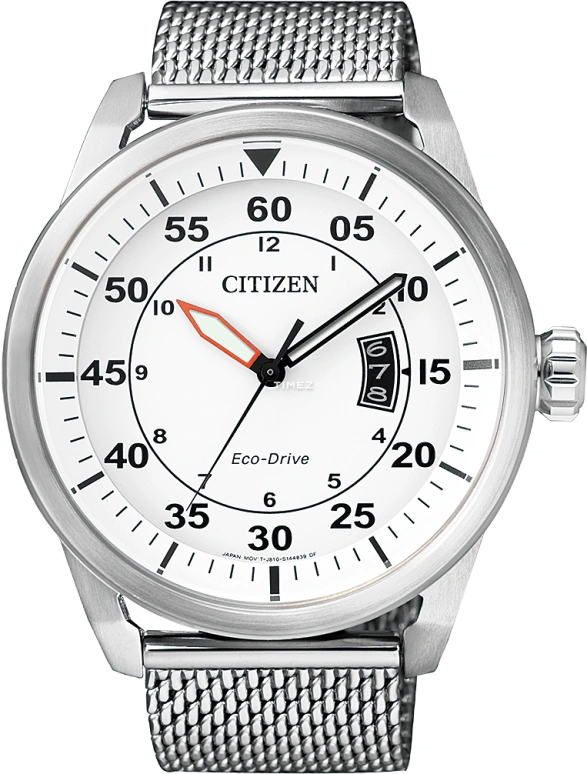 Citizen,Eco-Drive 44.80mm,44.80mm,Stainless Steel,White,Sapphire,AW1360,AW1360-55A