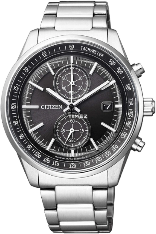 Citizen,Quartz 41mm,41mm,Stainless Steel,Black,Quartz,CA7030,CA7030-97E