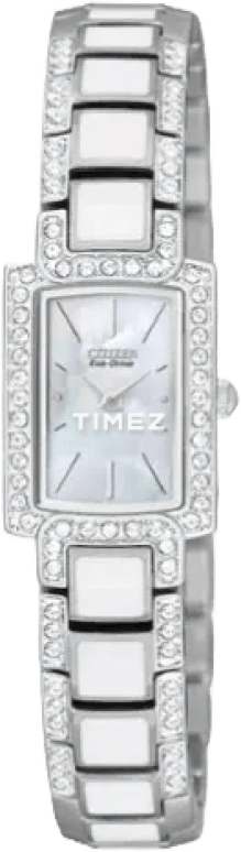 Citizen,Eco-Drive 15mm,15mm,Stainless Steel,Silver,Quartz,Sapphire,Crystal Glass,Square,EG2710,EG2710-89D