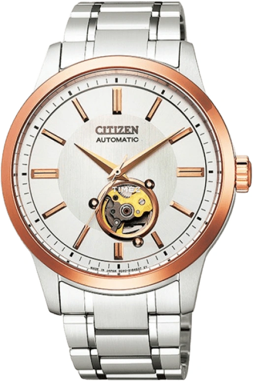 Citizen,Other 41mm,41mm,Stainless Steel,White,Automatic,NB4024,NB4024-95A