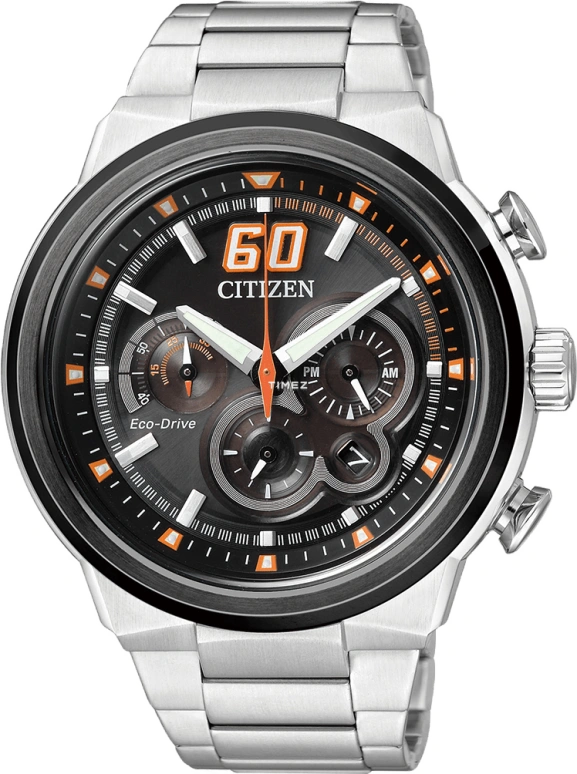 Citizen,Eco-Drive 45mm,45mm,Stainless Steel,Black,Sapphire,Crystal Glass,CA4134,CA4134-55E