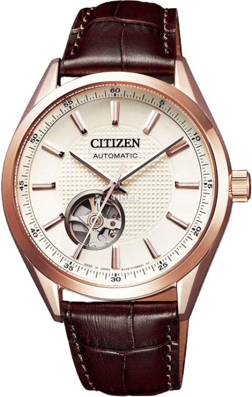 Citizen,Other 40mm,40mm,Stainless Steel,White,Silver,Automatic,NH9110,NH9110-14A