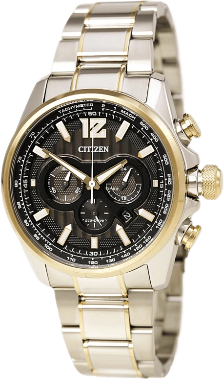 Citizen,Eco-Drive 43mm,43mm,Stainless Steel,Black,Quartz,CA4176,CA4176-55E