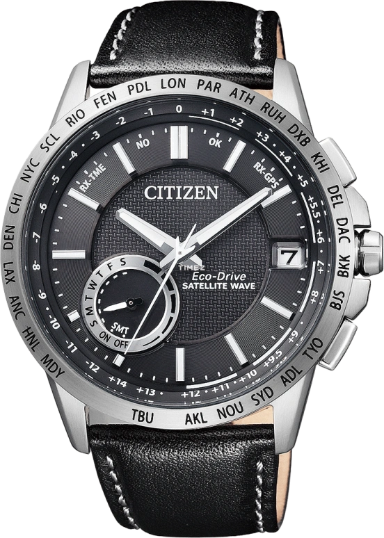 Citizen,Eco-Drive 45.50mm,45.50mm,Stainless Steel,Black,Sapphire,Crystal Glass,CC3001,CC3001-01E