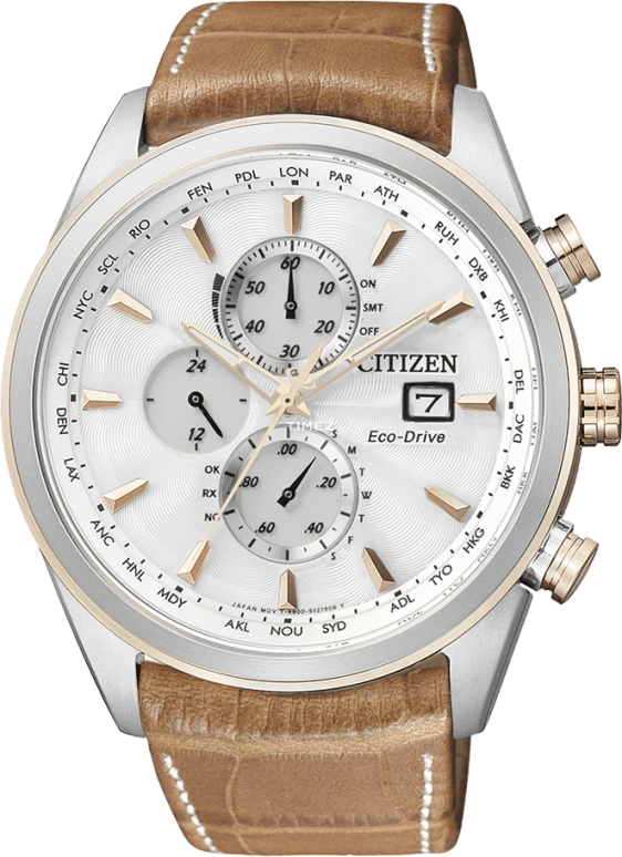 Citizen,Other 43mm,43mm,Stainless Steel,Silver,Quartz,AT8017,AT8017-08A
