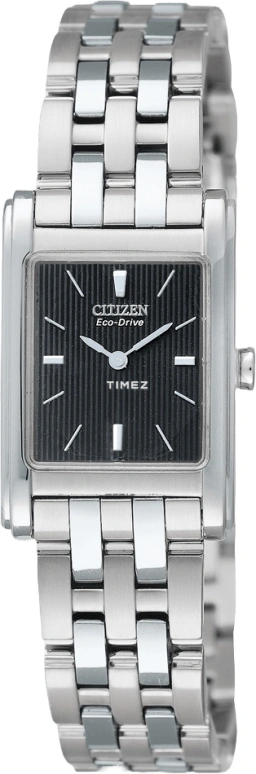 Citizen,Eco-Drive 20x18mm,20x18mm,Stainless Steel,Black,Sapphire,Crystal Glass,Closed,EW9451,EW9451-59E