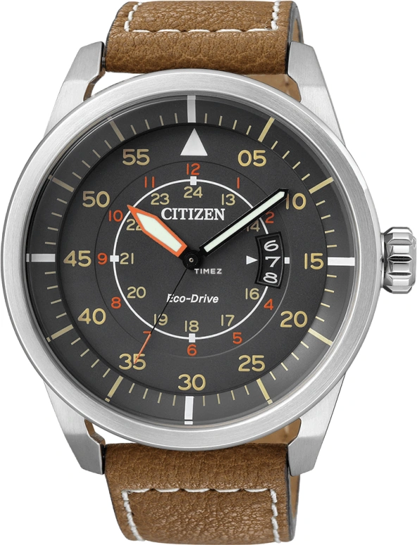 Citizen,Eco-Drive 44.80mm,44.80mm,Stainless Steel,Black,Crystal Glass,AW1360,AW1360-12H