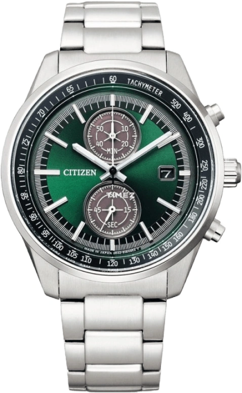 Citizen,Quartz 41mm,41mm,Stainless Steel,Green,Quartz,CA7030,CA7030-97W
