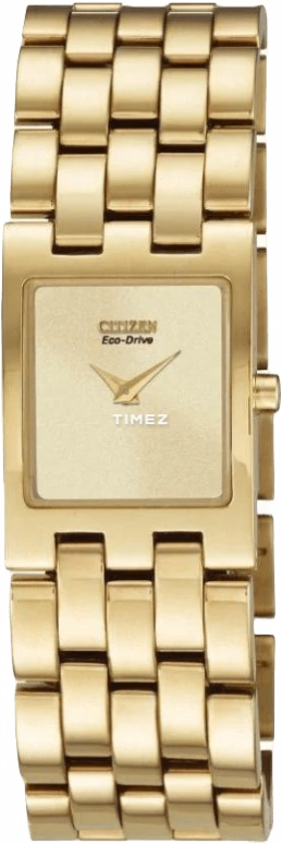 Citizen,Eco-Drive 21x18mm,21x18mm,Stainless Steel,Gold,Quartz,Sapphire,Crystal Glass,Square,EX1302,EX1302-56P