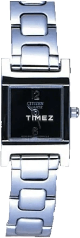 Citizen,Quartz 20x18mm,20x18mm,Stainless Steel,Black,Quartz,Crystal Glass,Sapphire,Square,EK5060,EK5060-70E