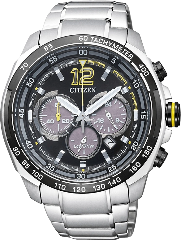 Citizen,Quartz 45mm,45mm,Stainless Steel,Black,Quartz,CA4234,CA4234-51E