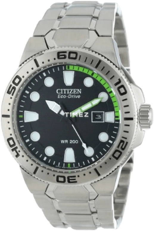 Citizen,Eco-Drive 46mm,46mm,Stainless Steel,Black,Quartz,BN0090,BN0090-52E