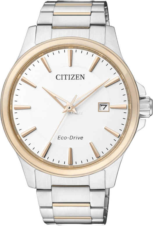 Citizen,Eco-Drive 40mm,40mm,Stainless Steel,Rose Gold,White,Sapphire,Rose Gold,BM7294,BM7294-51A