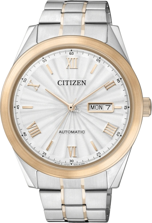 Citizen,Other 41mm,41mm,Stainless Steel,Rose Gold,White,Sapphire,Crystal Glass,Rose Gold,NH7514,NH7514-59A