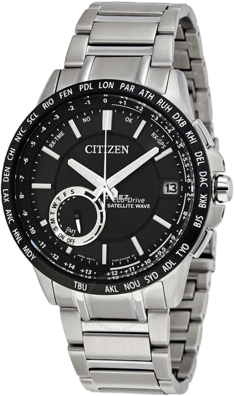 Citizen,Other 44mm,44mm,Stainless Steel,Black,Quartz,In-house Caliber,Glass,CC3005,CC3005-85E