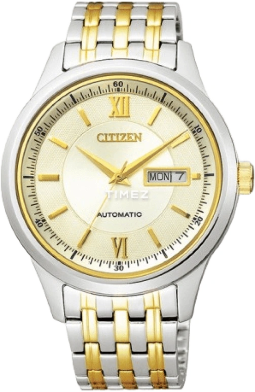 Citizen,Other 40mm,40mm,Stainless Steel,Gold,Automatic,NY4056,NY4056-58P