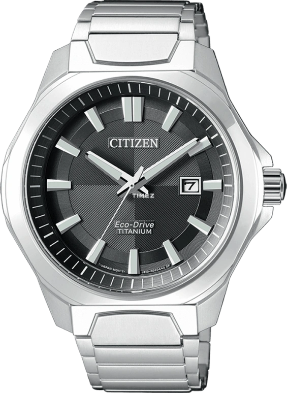 Citizen,Other 43mm,43mm,Titanium,Black,Quartz,AW1540,AW1540-53E
