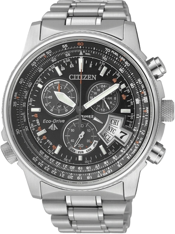 Citizen,Eco-Drive 45mm,45mm,Stainless Steel,Black,Quartz,BY0081,BY0081-54E