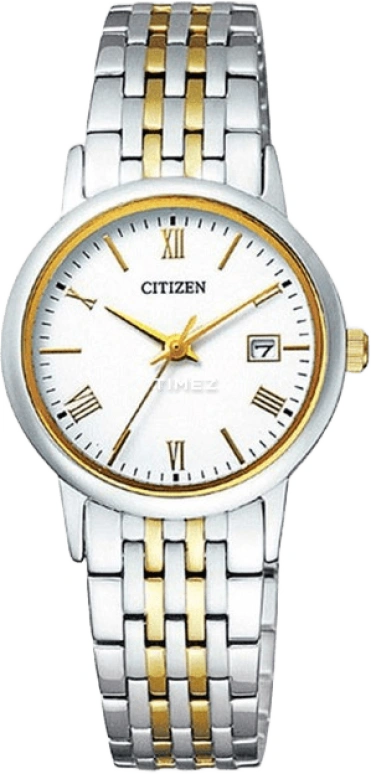 Citizen,Quartz 27mm,27mm,Stainless Steel,White,Quartz,EW1584,EW1584-59C