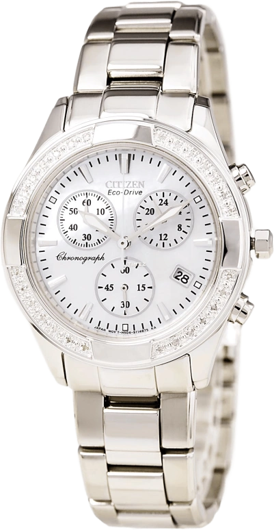 Citizen,Other 35mm,35mm,Stainless Steel,White,Quartz,In-house Caliber,Sapphire,Crystal Glass,FB1220,FB1220-53D