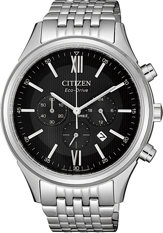 Citizen,Eco-Drive 42mm,42mm,Stainless Steel,Black,Quartz,In-house Caliber,Sapphire,Crystal Glass,CA4410,CA4410-84E