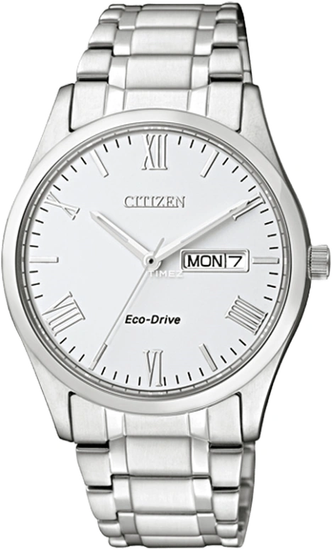 Citizen,Eco-Drive 37mm,37mm,Stainless Steel,White,Sapphire,BM8501,BM8501-52AB