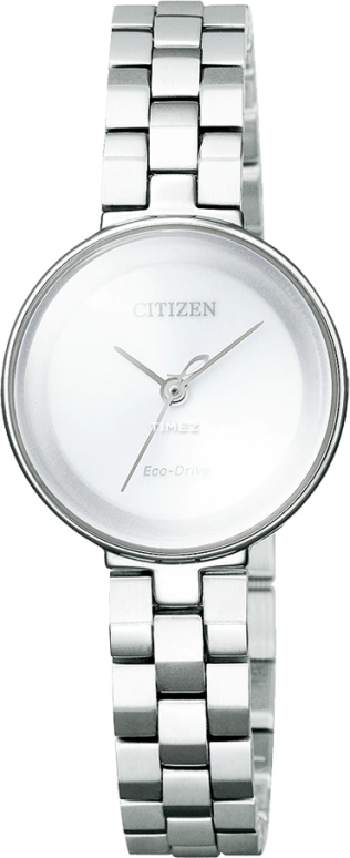 Citizen,Other 25mm,25mm,Stainless Steel,White,Quartz,In-house Caliber,Sapphire,EW5500,EW5500-57A