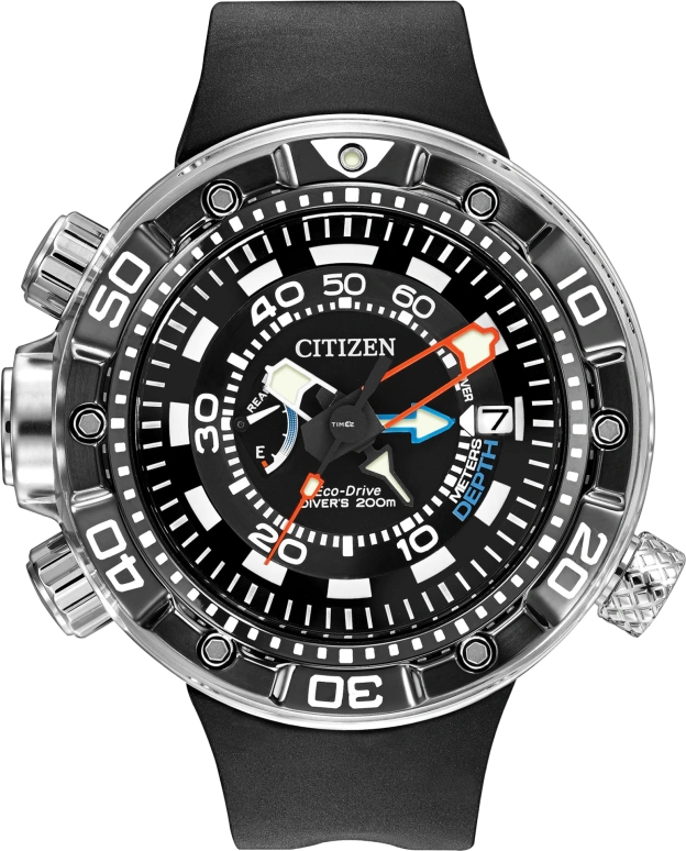 Citizen,ProMaster 53mm,53mm,Stainless Steel,Black,Quartz,BN2029,BN2029-01E