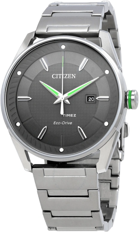 Citizen,Other 42mm,42mm,Stainless Steel,Grey,Quartz,BM6980,BM6980-59H