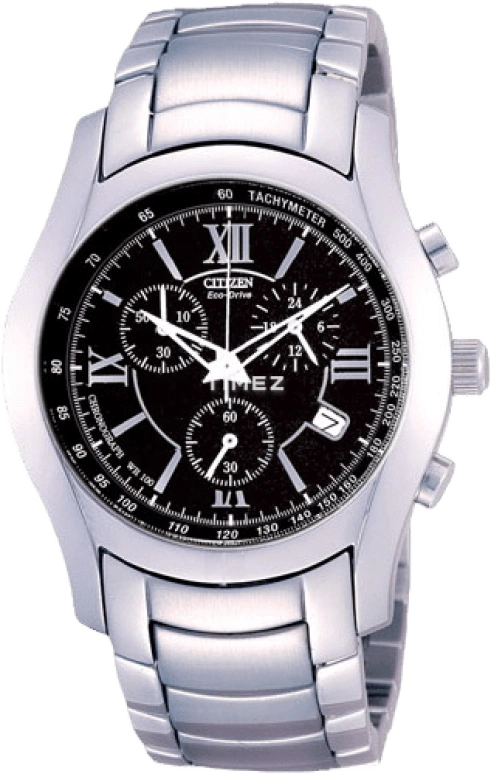 Citizen,Eco-Drive ,Stainless Steel,Black,Crystal Glass,AT0160,AT0160-67E