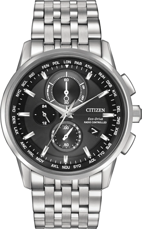 Citizen,Other 43mm,43mm,Stainless Steel,Black,In-house Caliber,Sapphire,Crystal Glass,AT8110,AT8110-53E